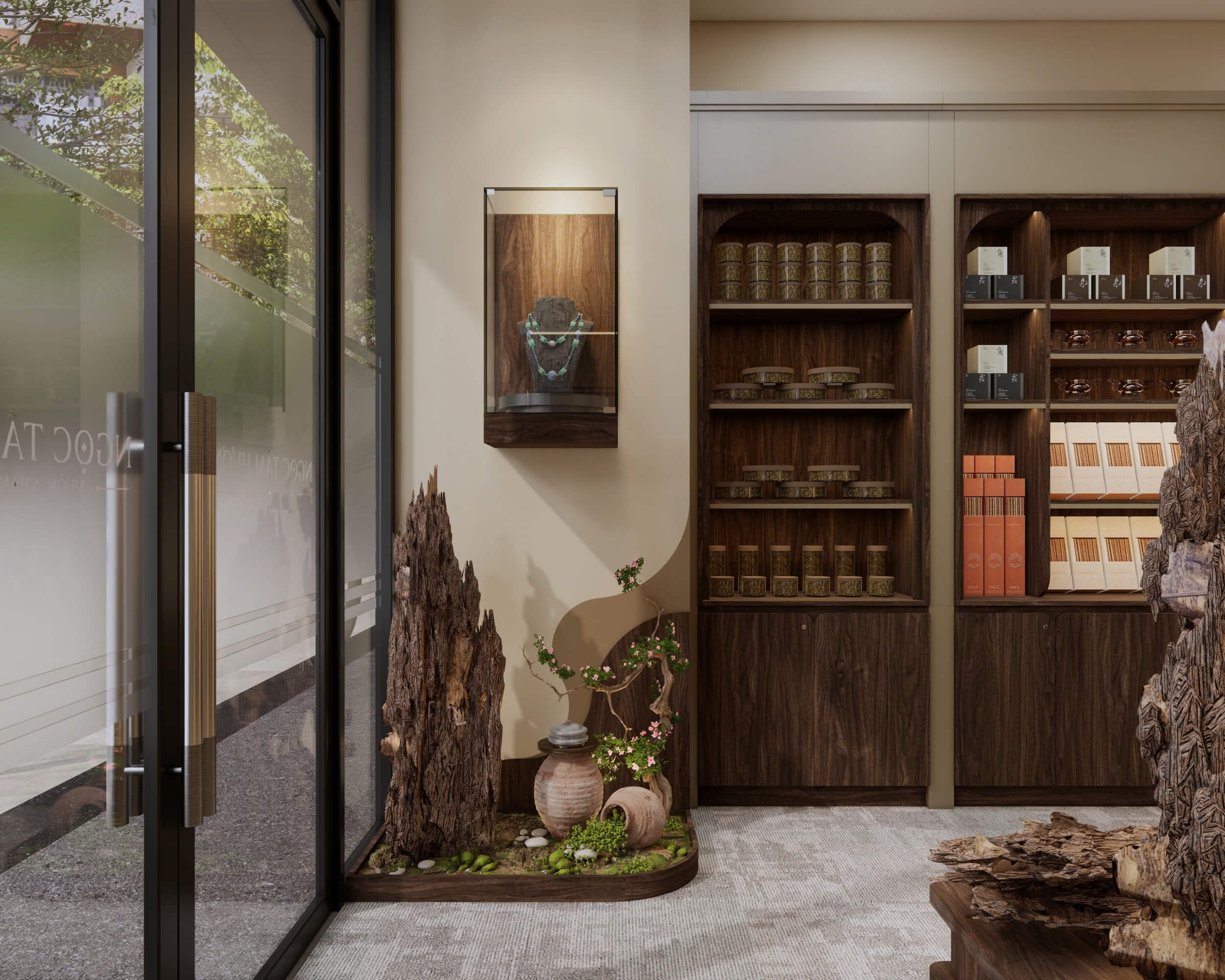 Thiết Kế Shop Trầm Hương Ngọc Tâm Hương