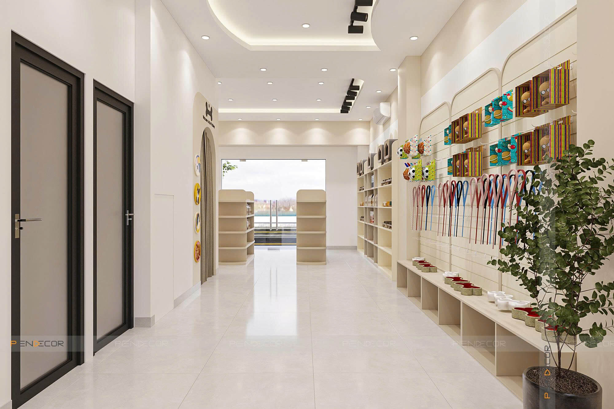 Thiết Kế Pet Shop Cưng's Home