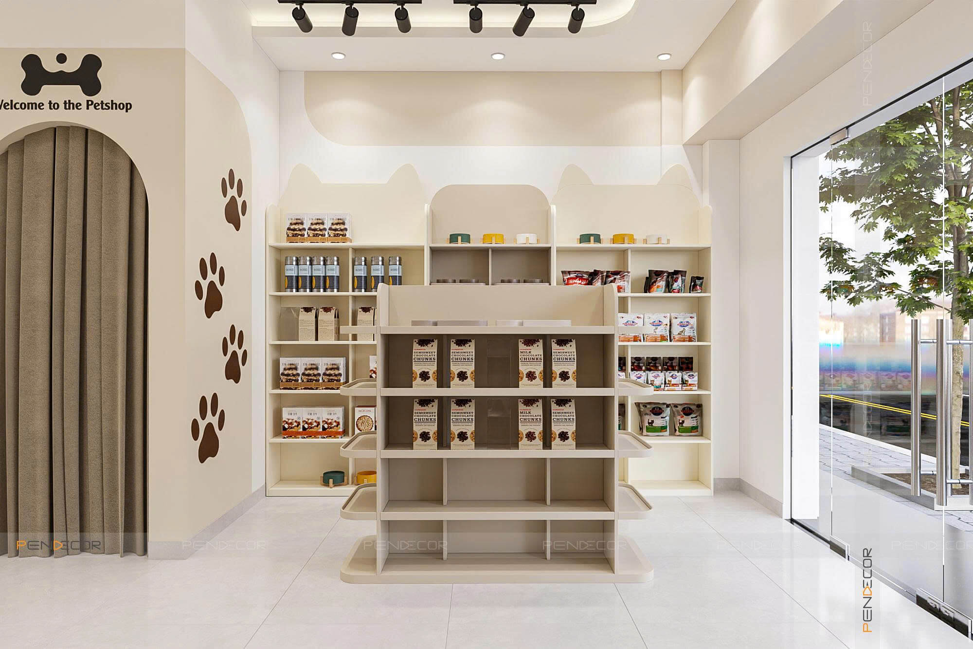 Thiết Kế Pet Shop Cưng's Home