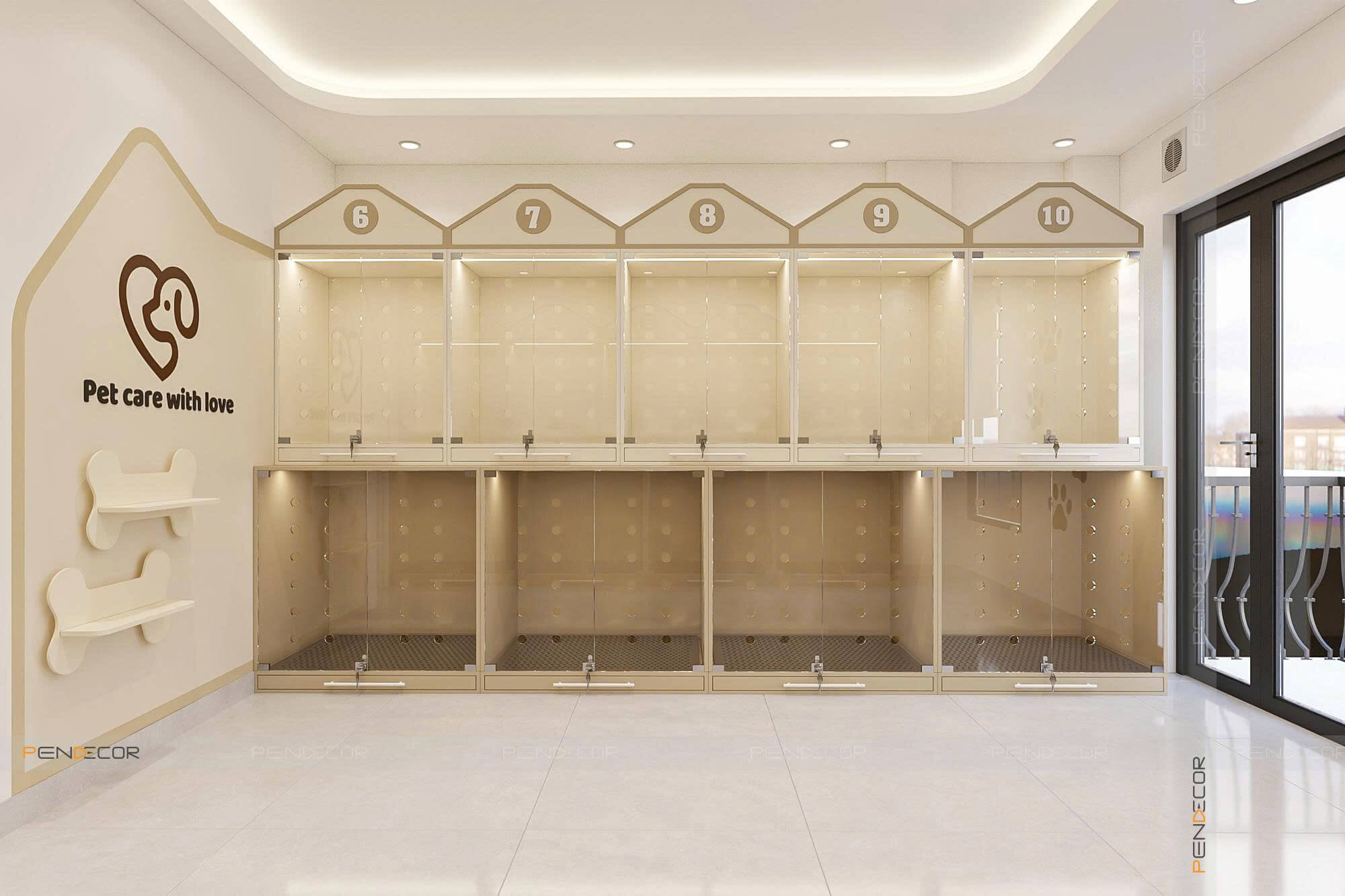 Thiết Kế Pet Shop Cưng's Home