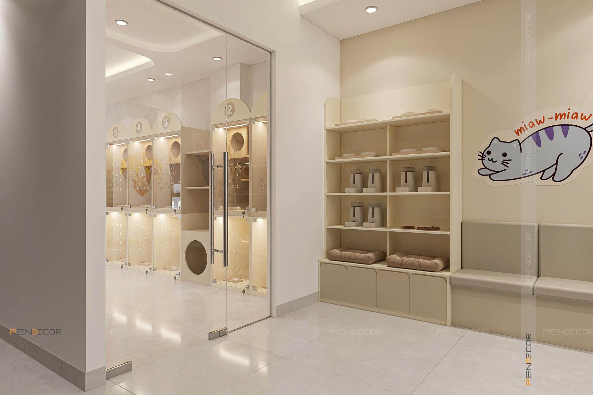 Thiết Kế Pet Shop Cưng's Home