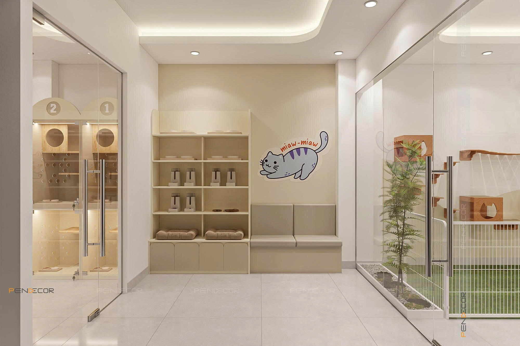 Thiết Kế Pet Shop Cưng's Home
