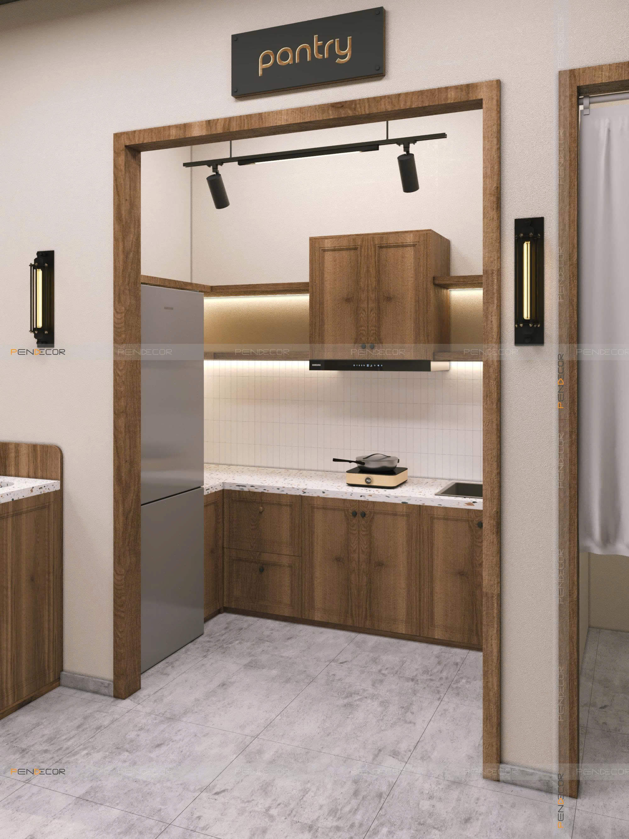 Thiết Kế Cửa Hàng Thực Phẩm Sạch Rau Vườn Bếp Nhà
