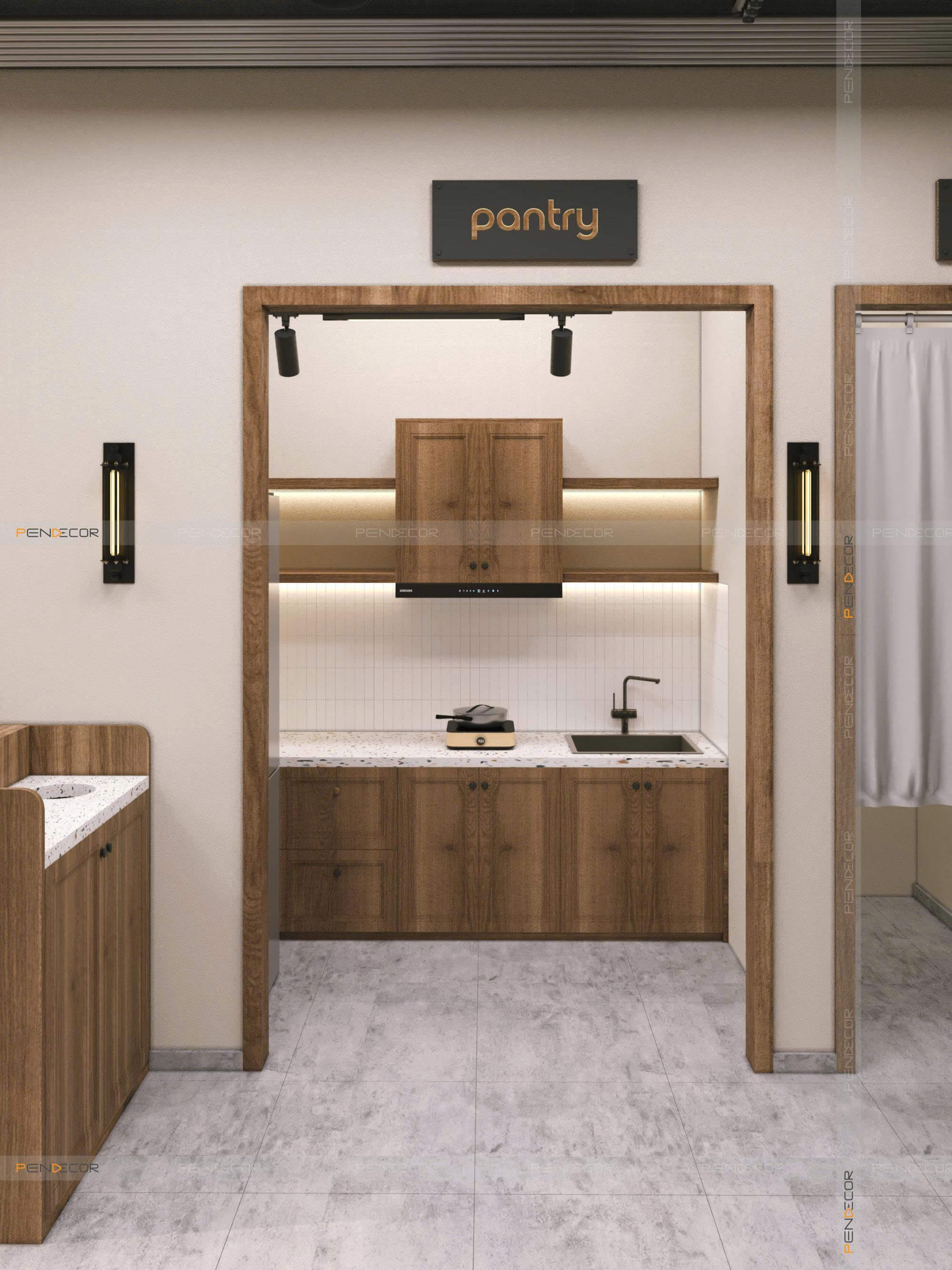 Thiết Kế Cửa Hàng Thực Phẩm Sạch Rau Vườn Bếp Nhà