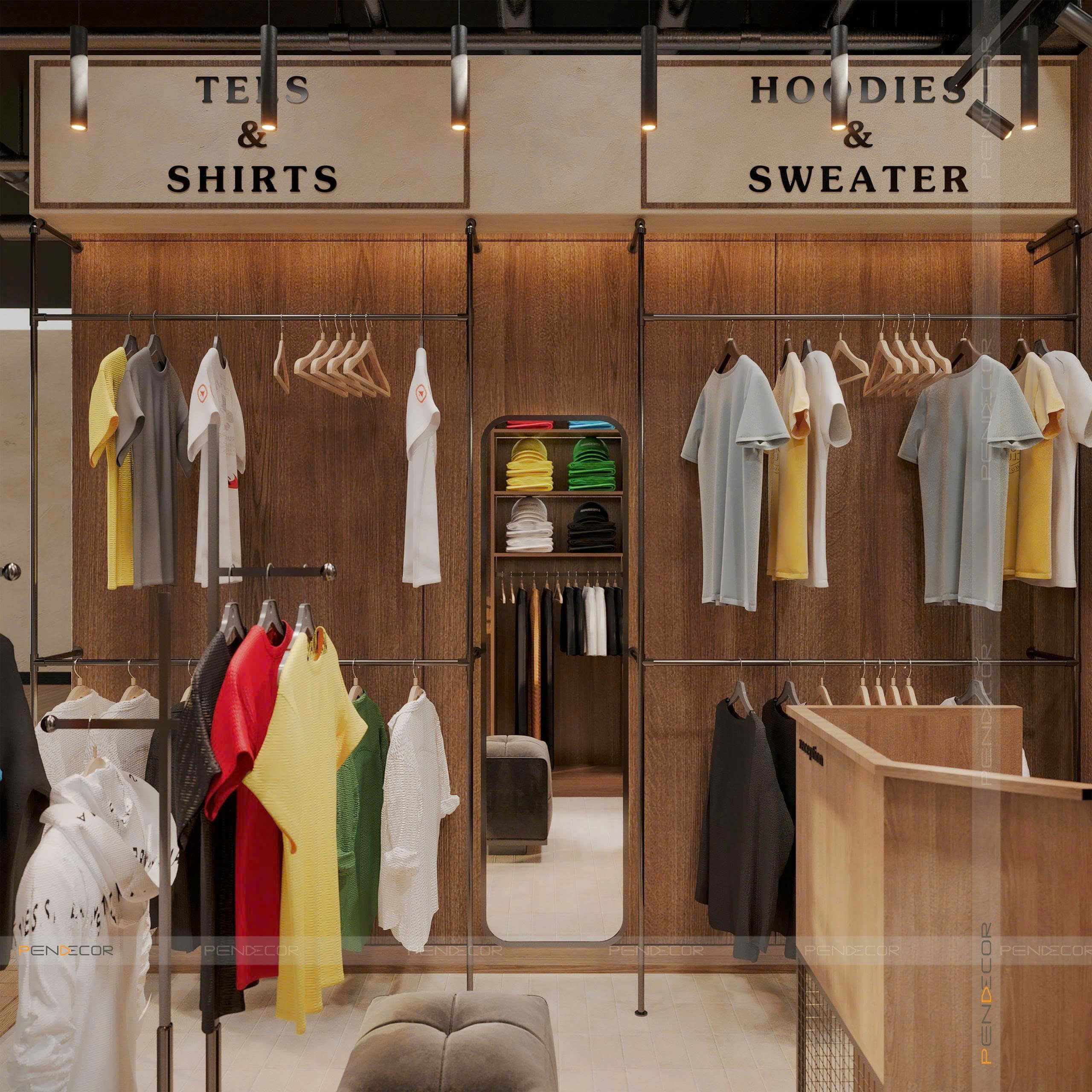 Thiết Kế Shop Thời Trang Nam Stressmama