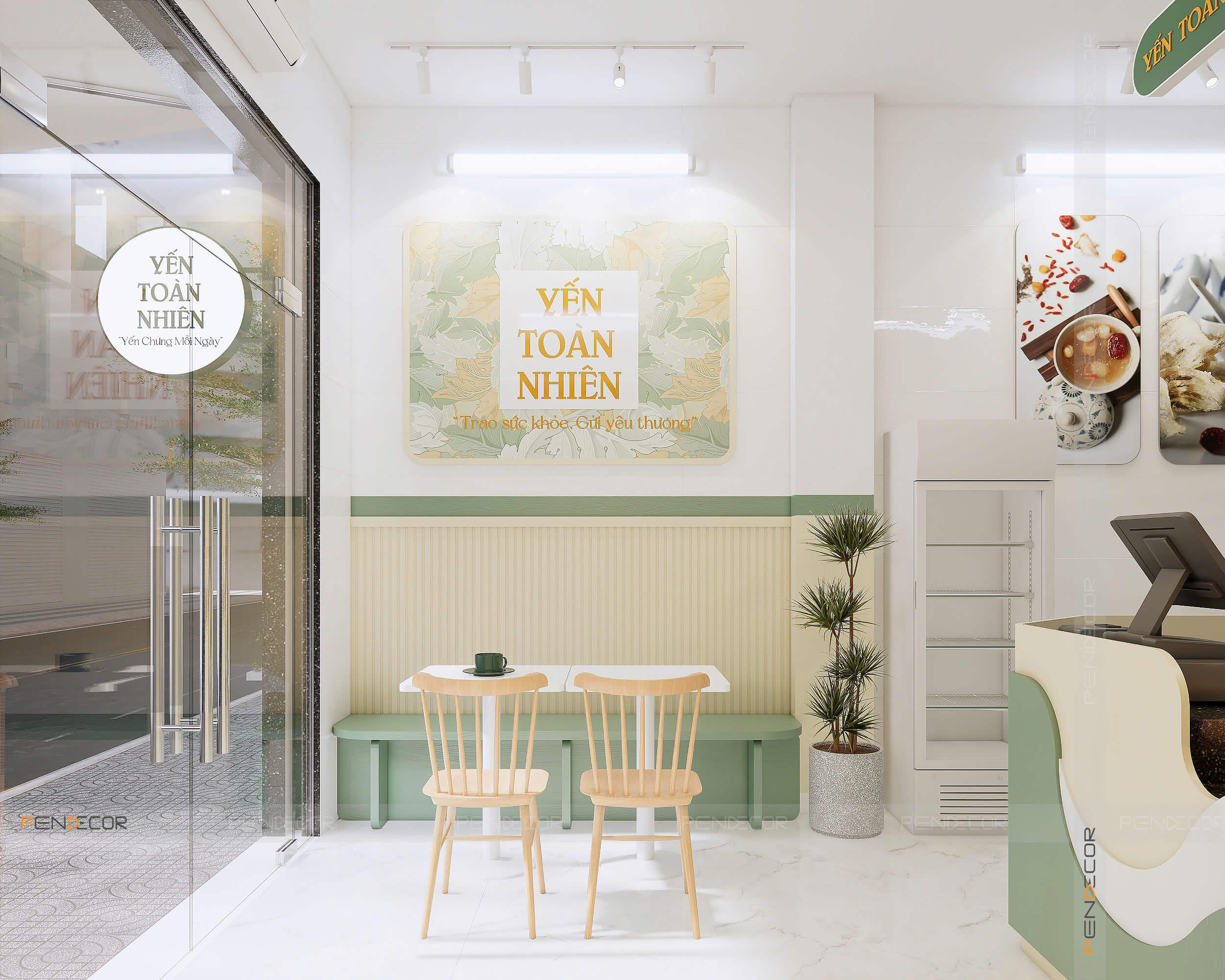 Thiết Kế Cửa Hàng Yến Sào Yến Toàn Nhiên