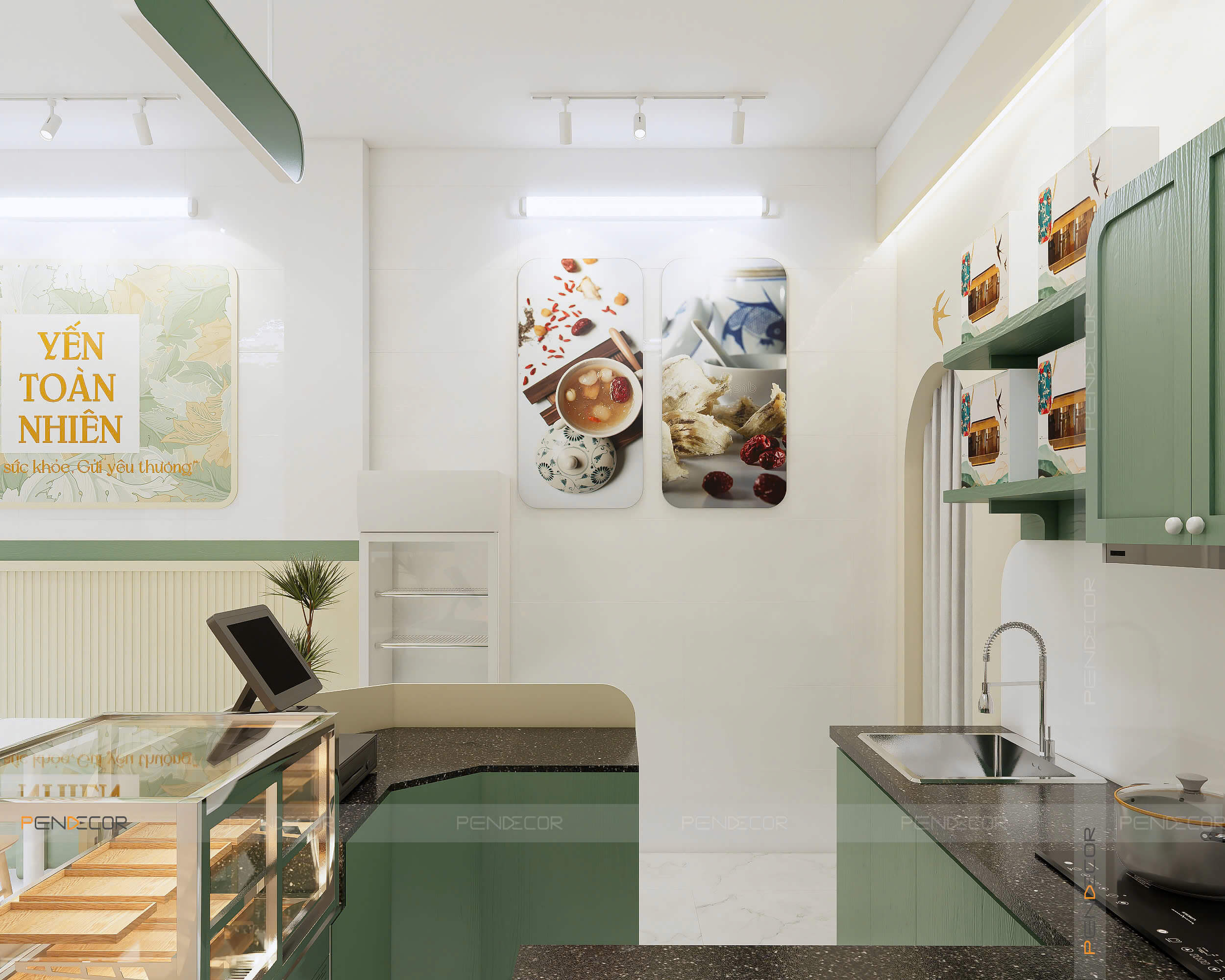 Thiết Kế Cửa Hàng Yến Sào Yến Toàn Nhiên