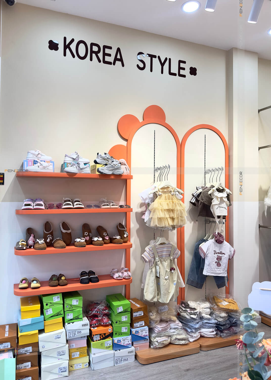 Thi Công Shop Thời Trang Trẻ Em An An Kids