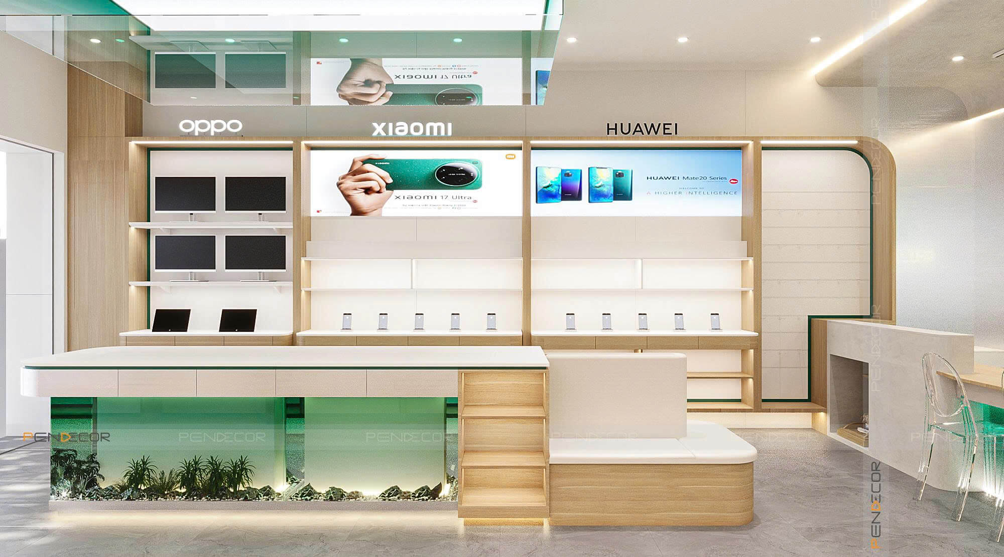 công ty thiết kế cửa hàng
