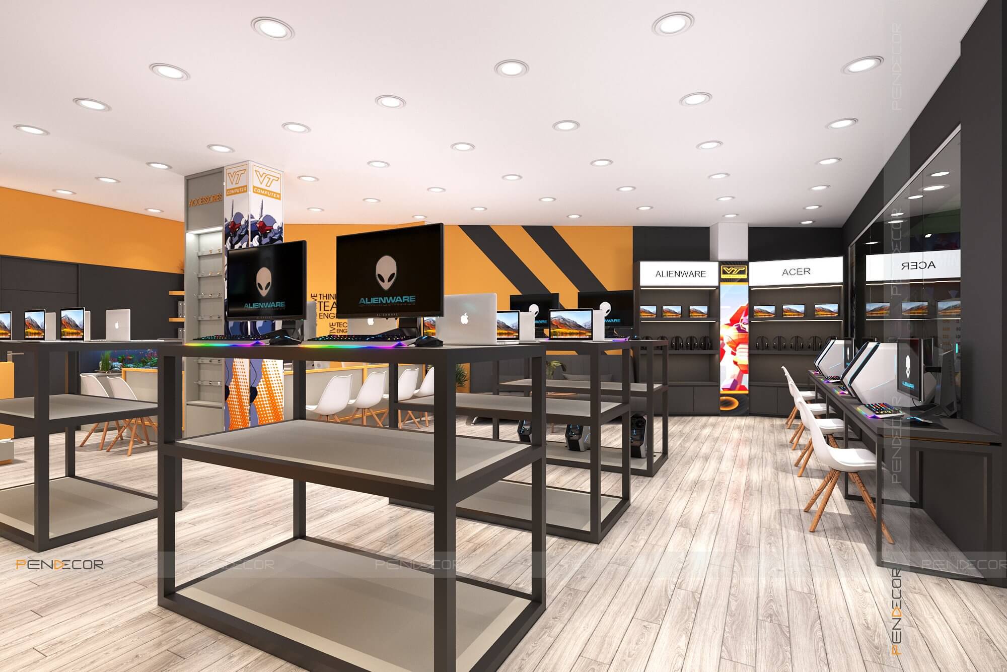 công ty thiết kế shop Pendecor