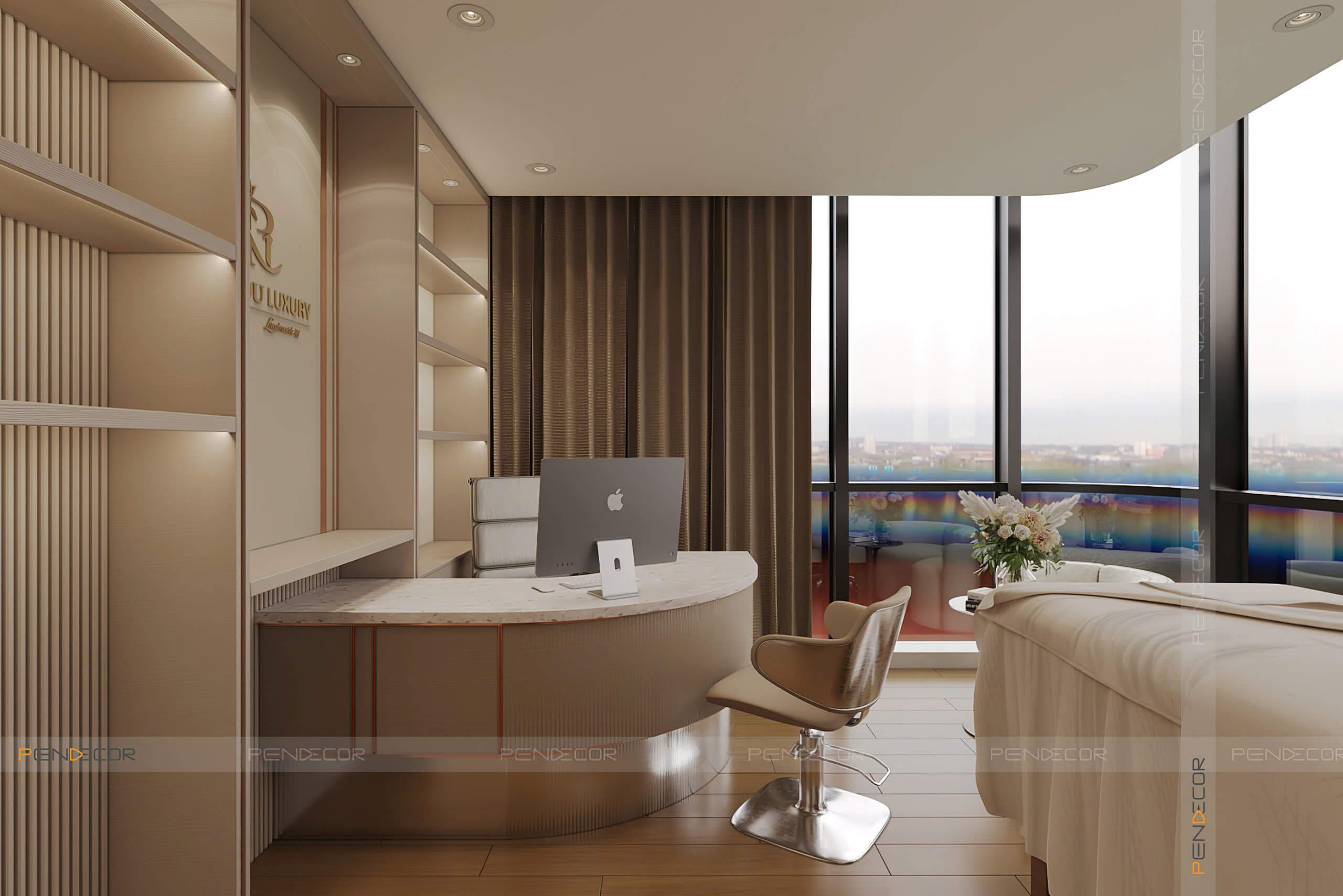 thiết kế phòng khám sản phụ khoa Pendecor
