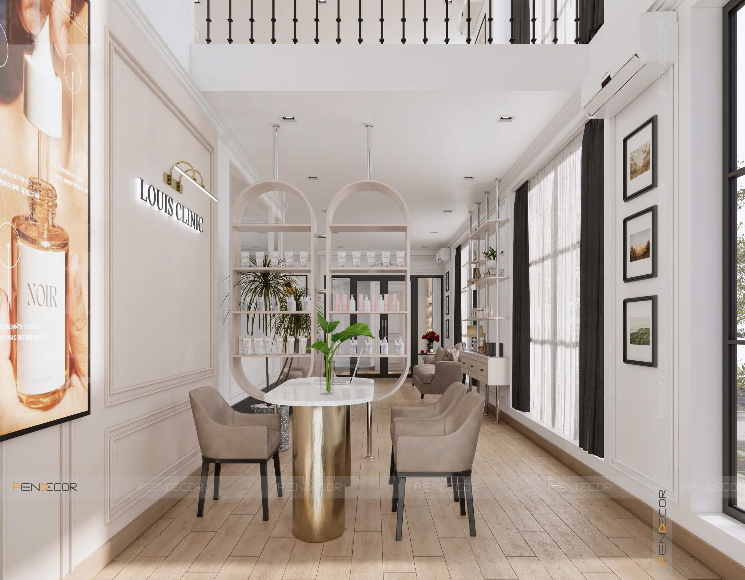 thiết kế phòng khám tai mũi họng Pendecor