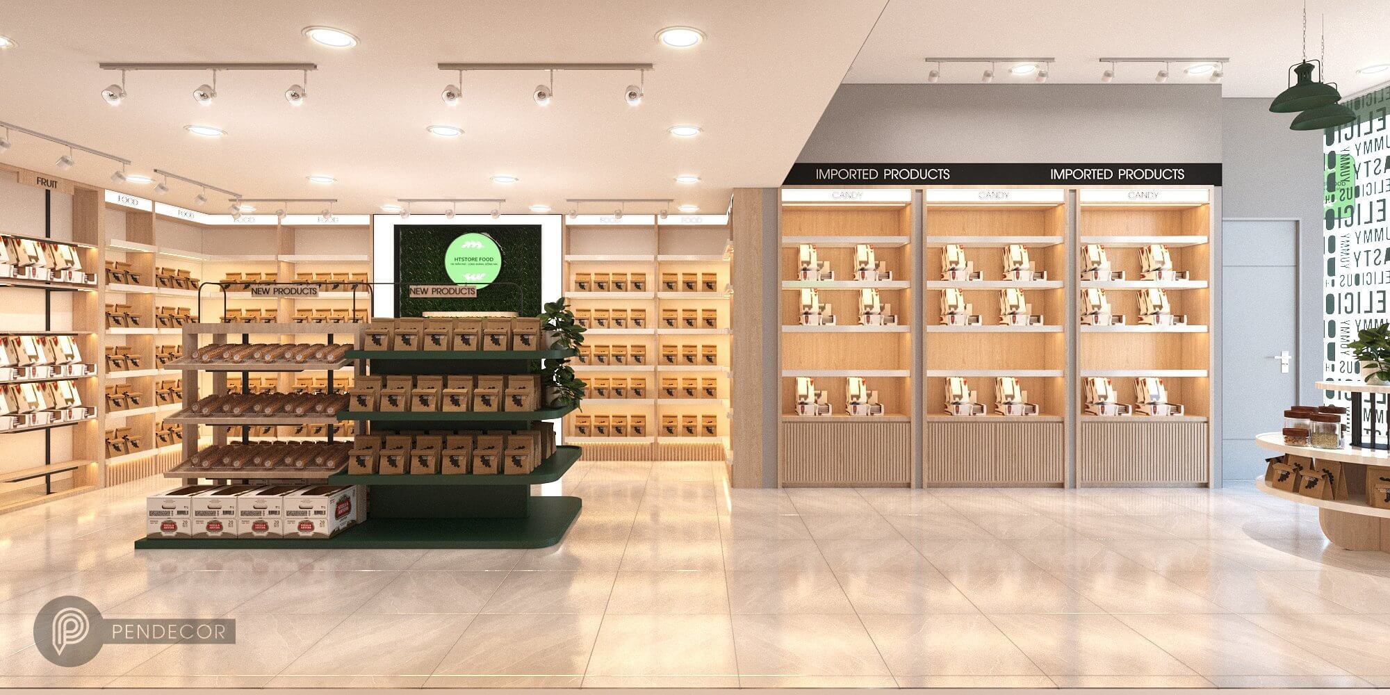 thi công shop Pendecor