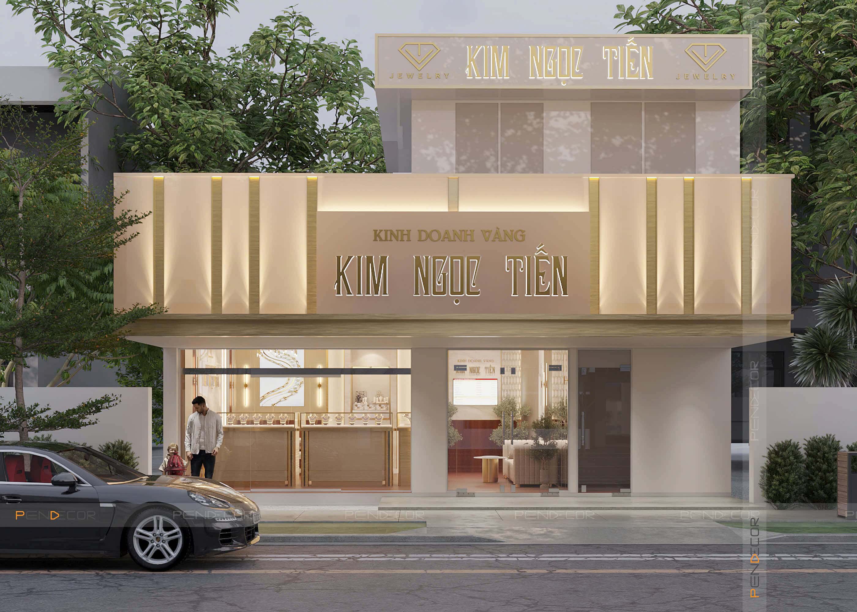 thiet ke tiem vang Pendecor
