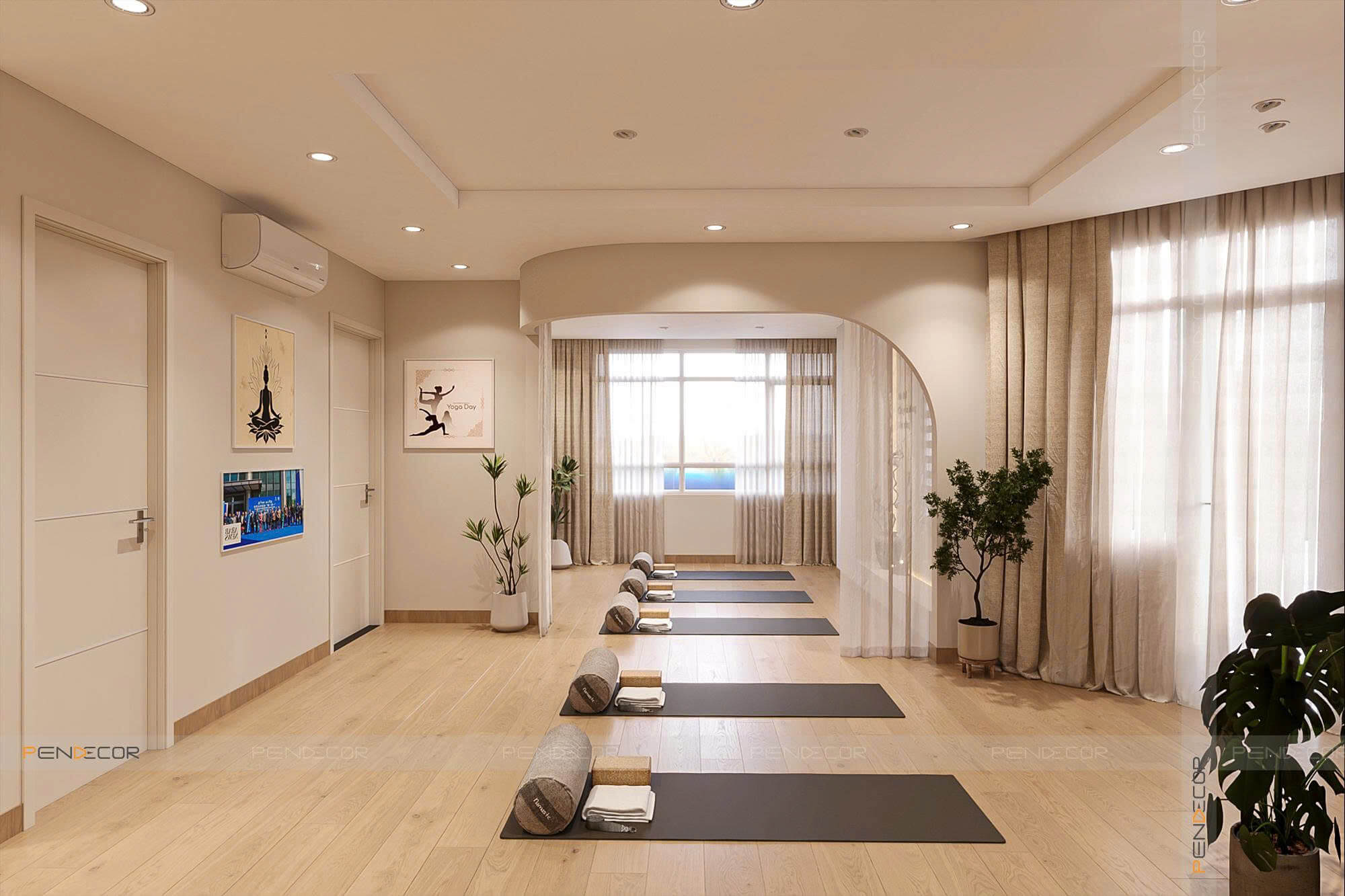 Thiết Kế Phòng Tập DiDi Flow Yoga