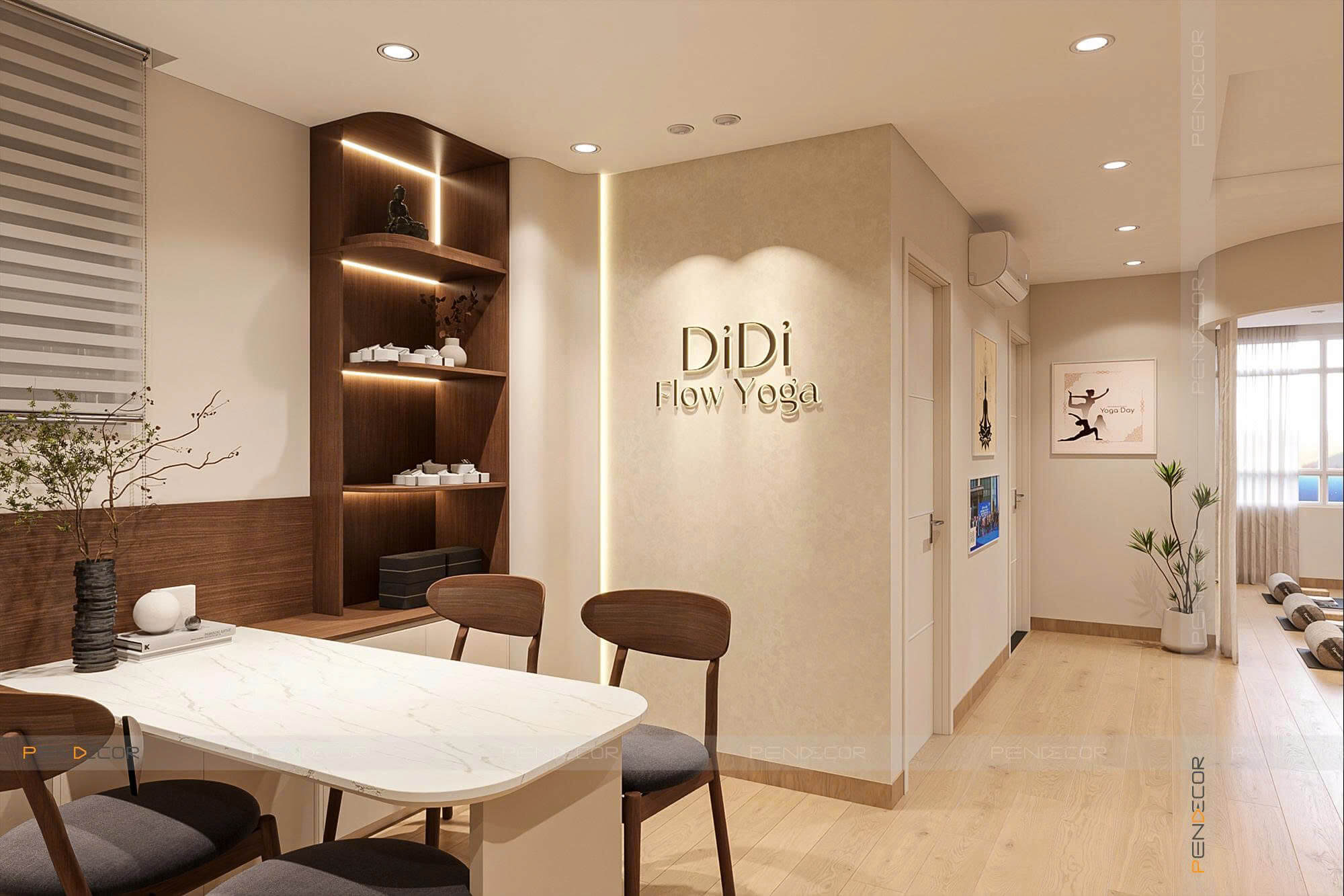 Thiết Kế Phòng Tập DiDi Flow Yoga