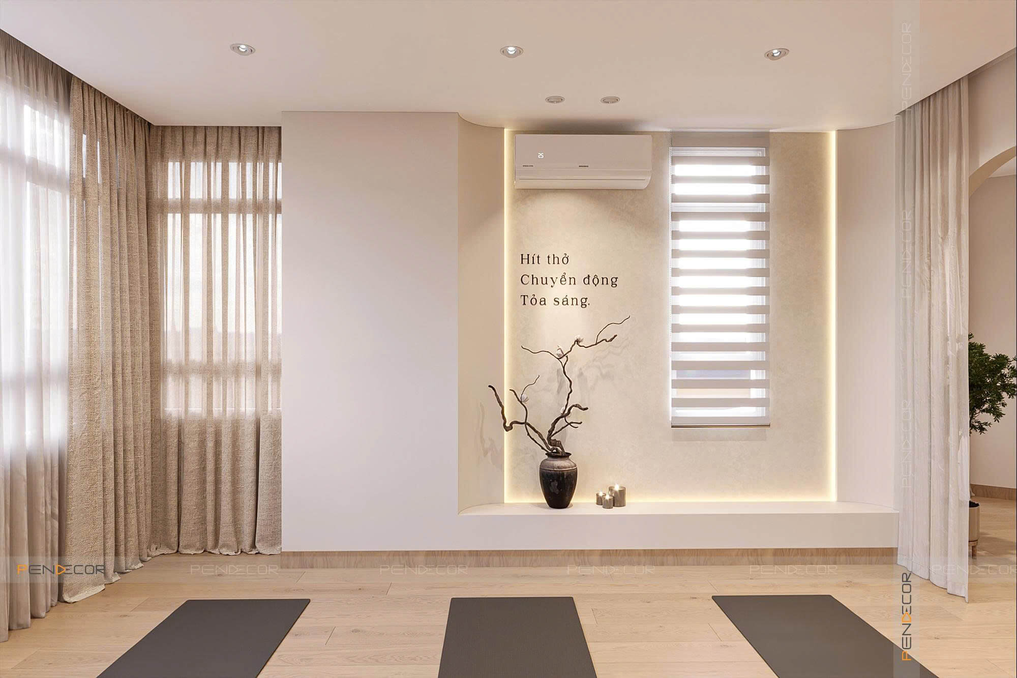 Thiết Kế Phòng Tập DiDi Flow Yoga