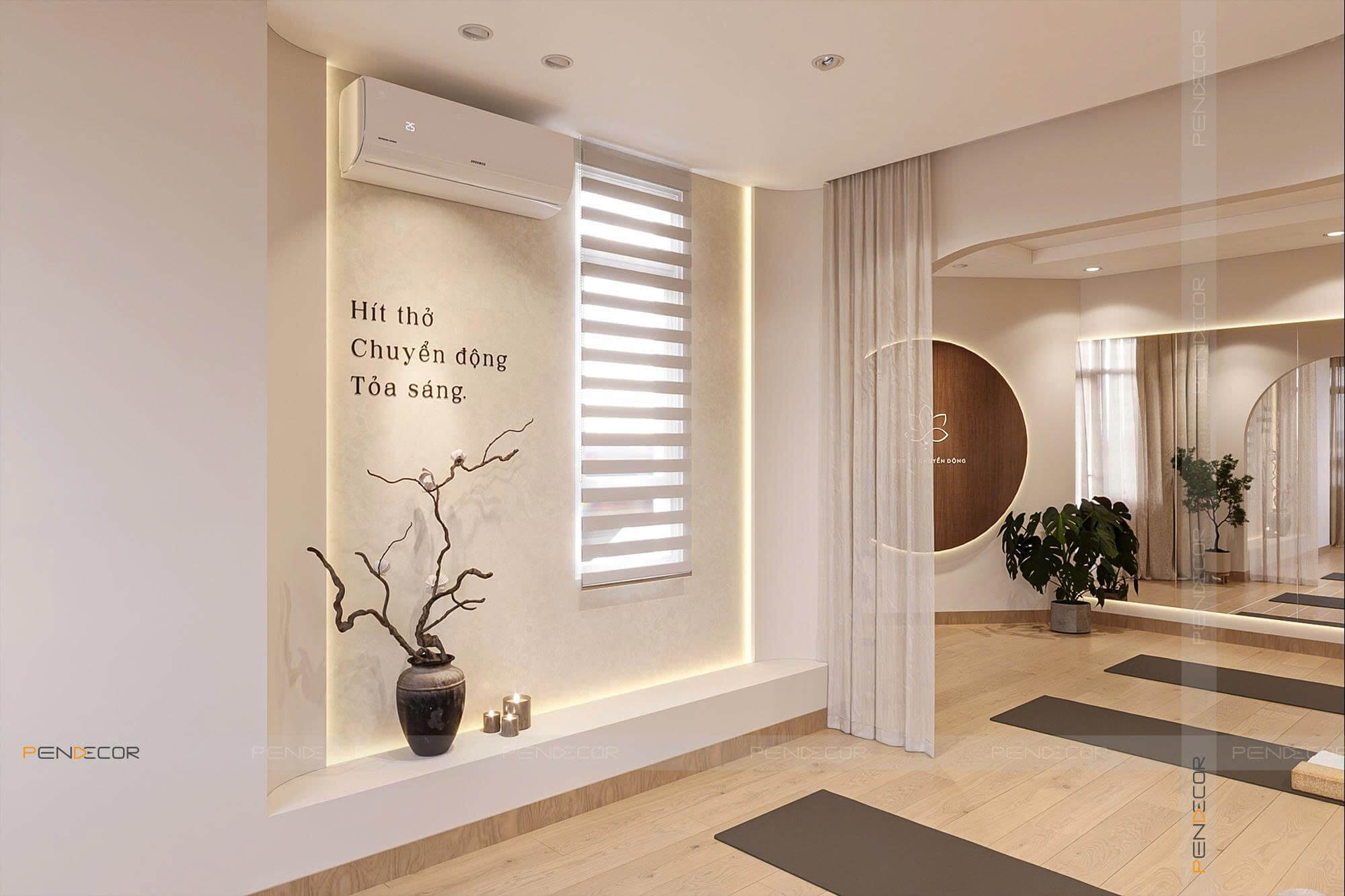 Thiết Kế Phòng Tập DiDi Flow Yoga