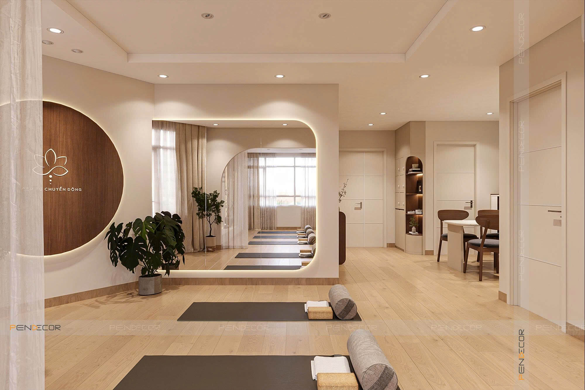 Thiết Kế Phòng Tập DiDi Flow Yoga