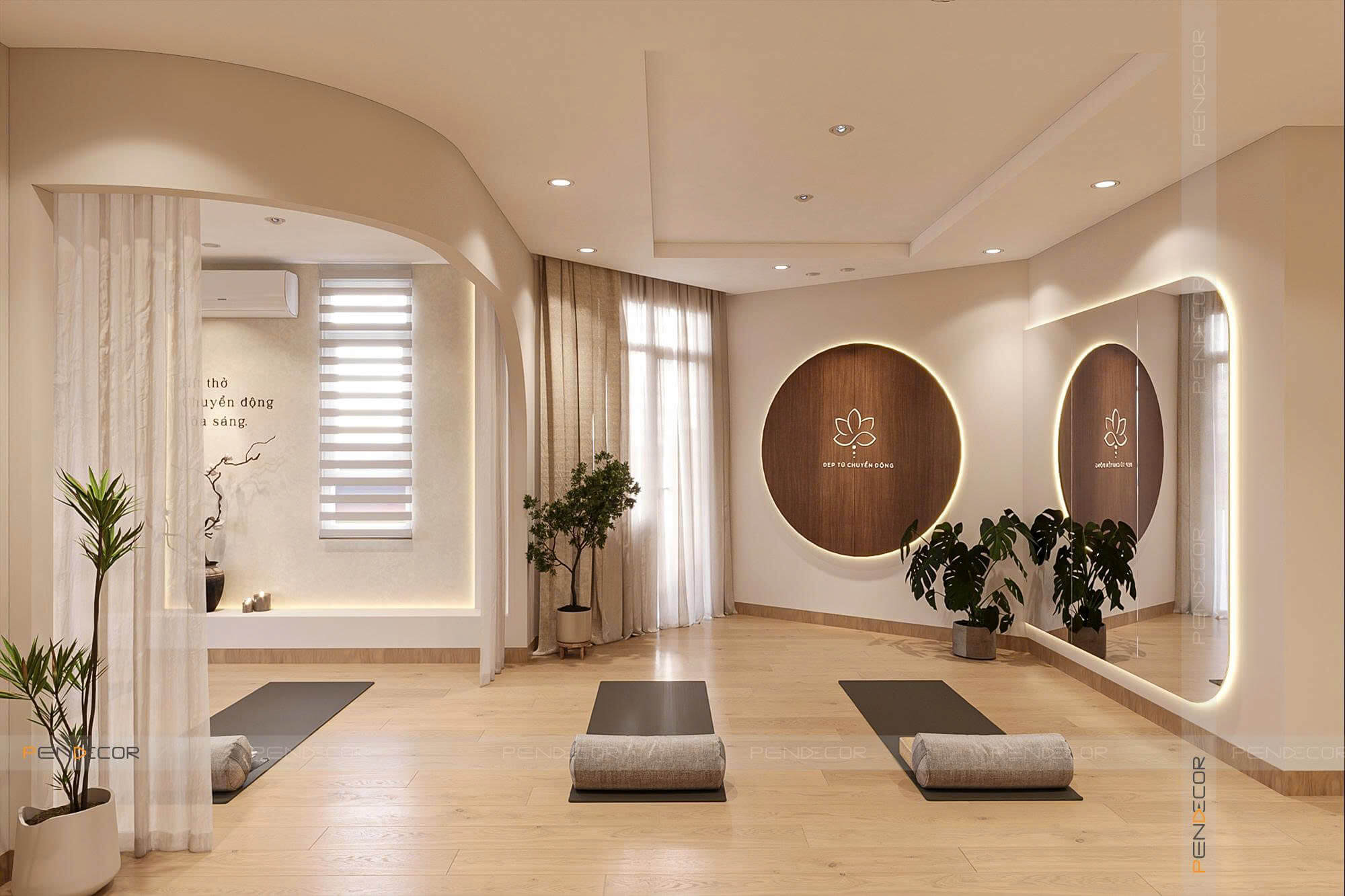Thiết Kế Phòng Tập DiDi Flow Yoga
