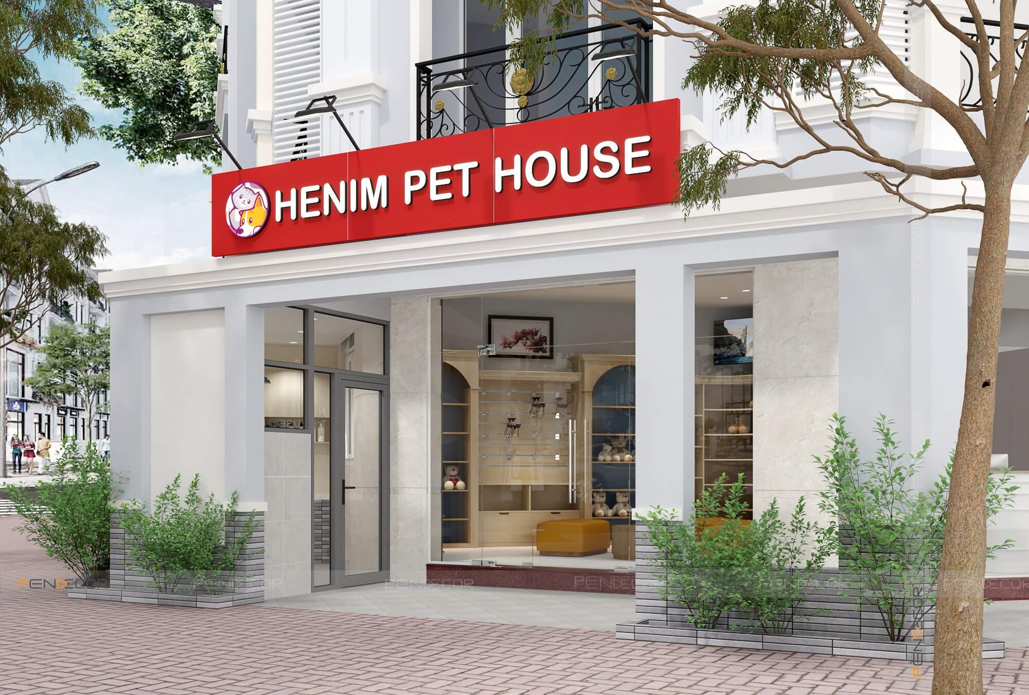thiết kế thi công shop Pendecor