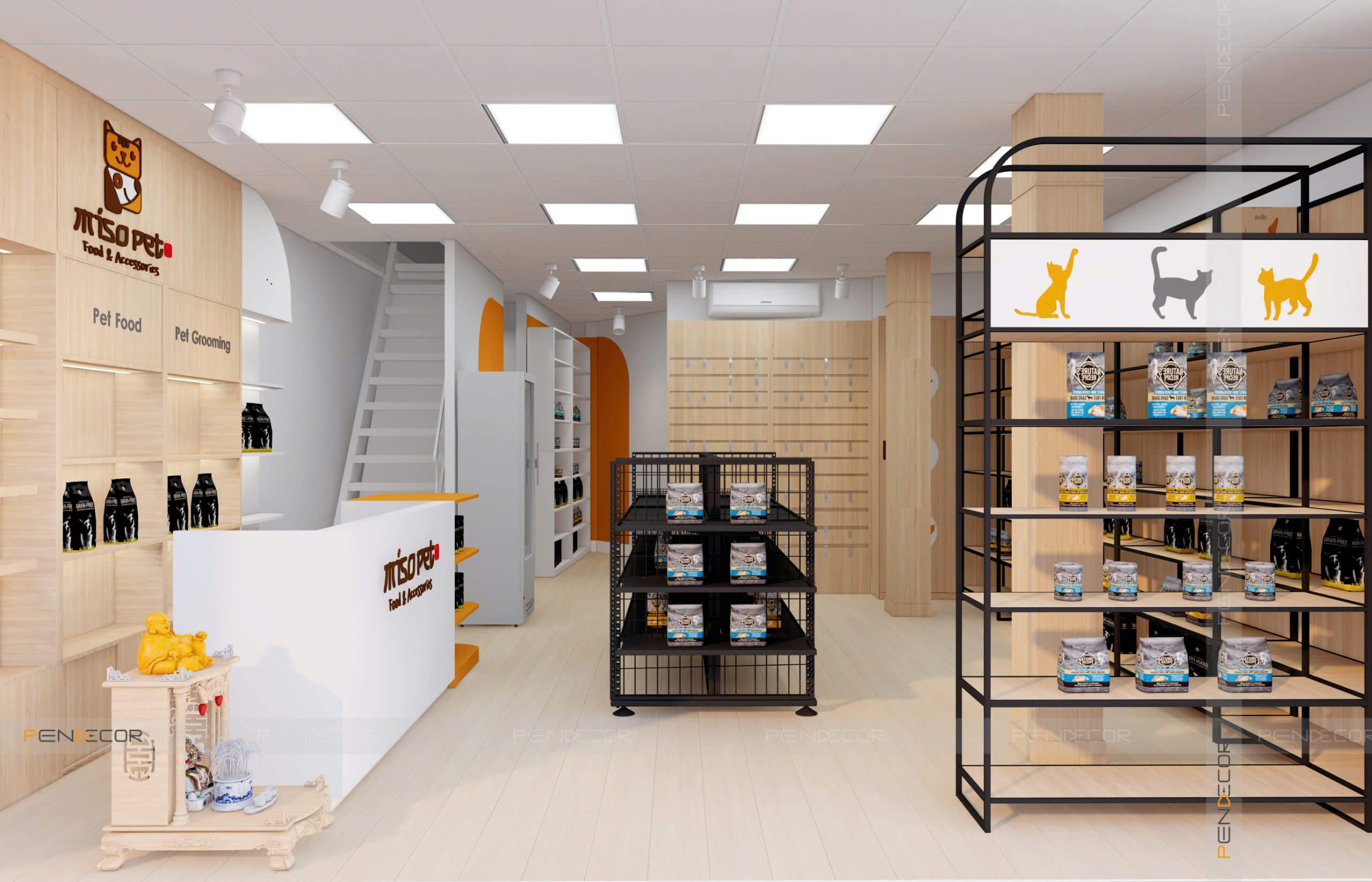 công ty thiết kế cửa hàng Pendecor